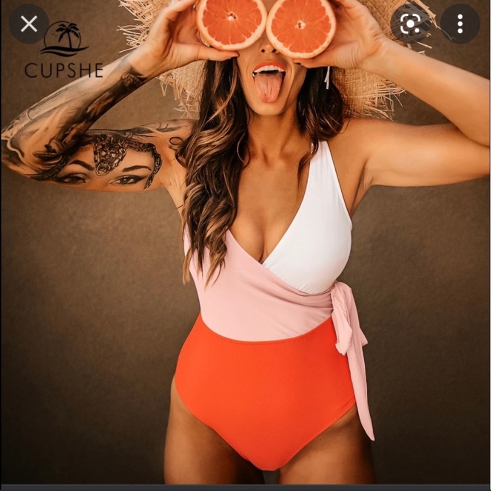 Cupshe Womens Multicolored Swimsuit